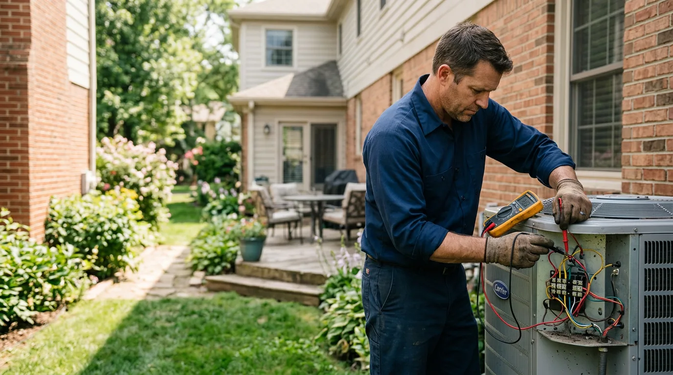 HVAC technician working near Caruthersville, MO
